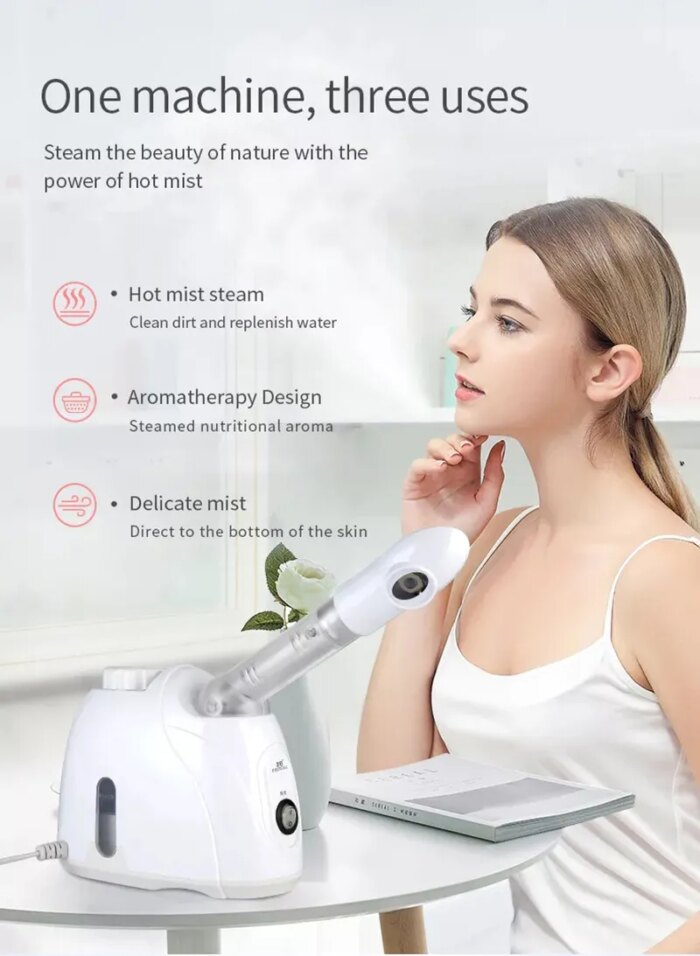 Facial Steamer Warm Mist Humidifier Beauty Tools