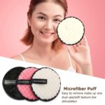 Soft Microfiber Beauty Bliss: 3/6pcs Reusable Makeup Remover Pads – Your Skin’s New Best Friend! Facial Care