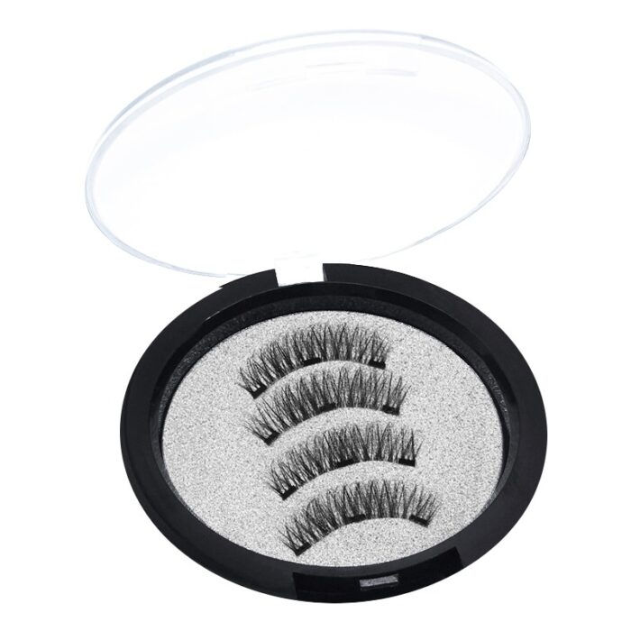 4pcs 3D Reusable No Glue Fake Eyelashes