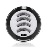 4pcs 3D Reusable No Glue Fake Eyelashes