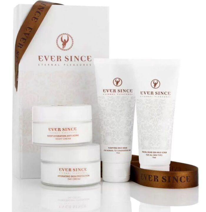 Ever Since Daily Facial Makeover Gift Set – Night Cream, Day Cream, Mud Mask & Mud Scrub