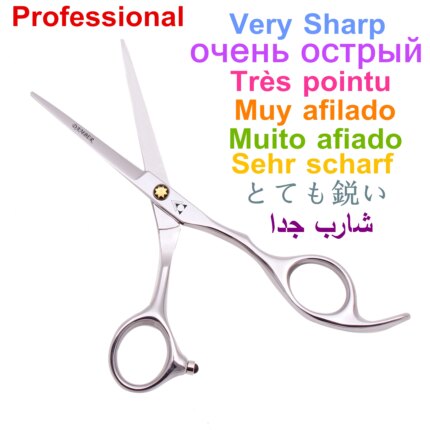 Hair Scissors 5.5 6.0 Professional Hairdressing Scissors Thinning Barber Scissor Set Hair Cutting Scissors 440C Japan Steel 888# Hair Care