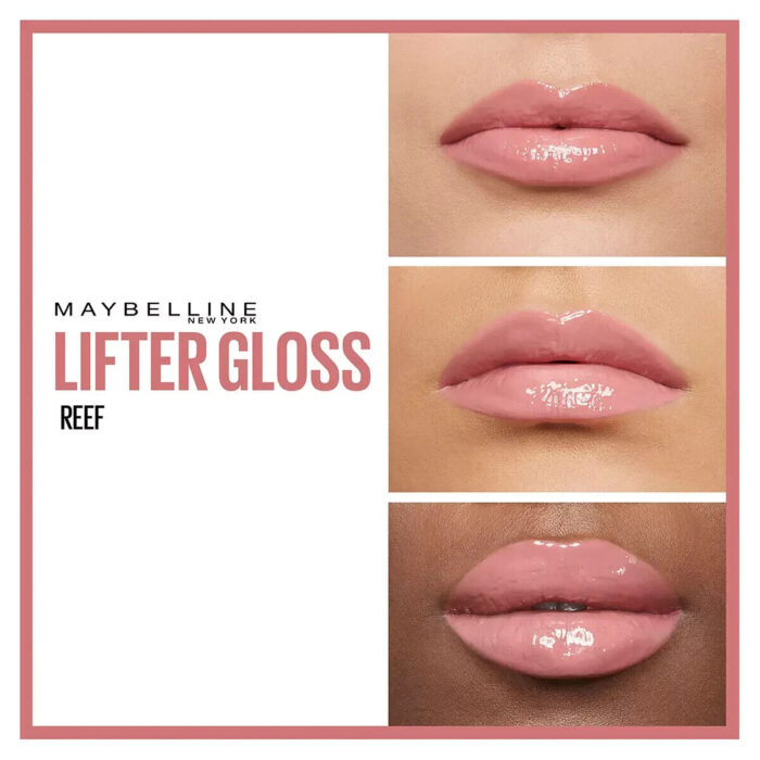 Maybelline New York 3 Pack Lifter Gloss, Ice, Moon & Reef