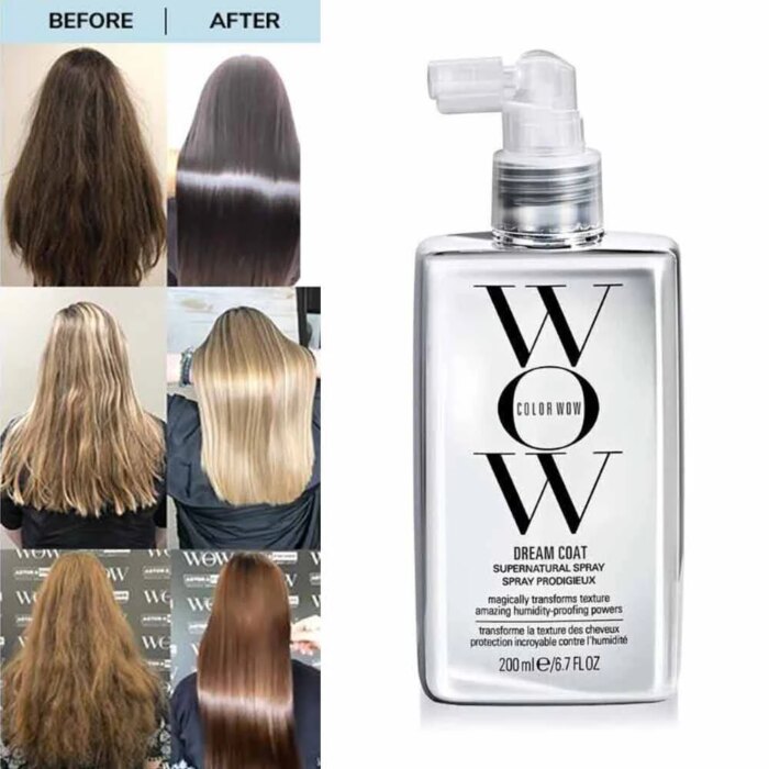 Original New Wow Dream Coat Supernatural Spray 200ml Prevent Curly Hair Smooth Refreshing Dry Nourishing Suitable all Hair Types Hair Care