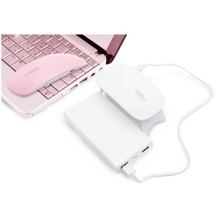 Portable Nail Lamp Dryer USB UV LED – White