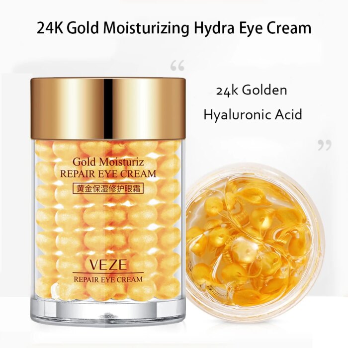 Skin Care Set 24K Gold Nicotinamide Face Essence Collagen Face Cream Moisturizing Face Mask Brighten Eye Cream Crystal Eye Patch Bundle Offers Skin Care