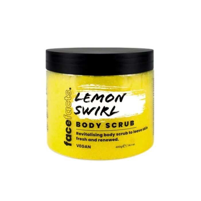 Face Facts Body Scrub Lemon Swirl 400g