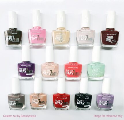 Maybelline Super Stay 7 Days Gel Nail Polish Assorted Set of 7