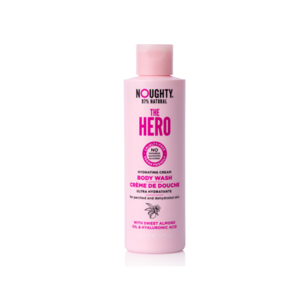 Noughty The Hero Hydrating Cream Body Wash W Sweet Almond Oil & Hyaluronic Acid 200ml